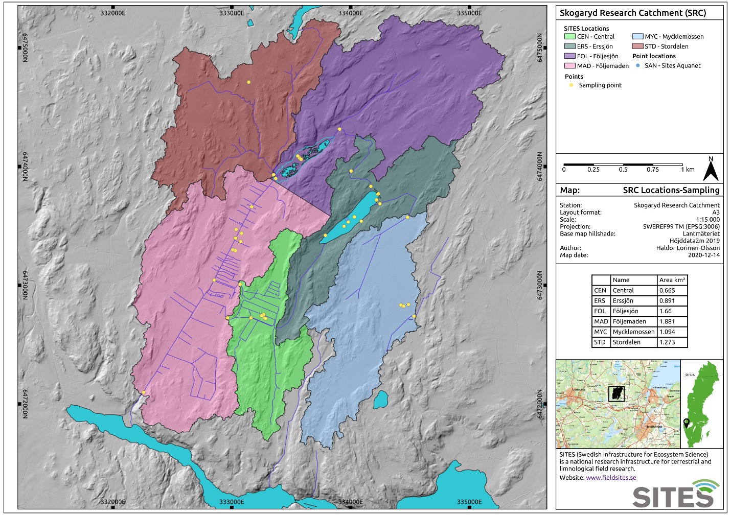 image of skogaryd catchment